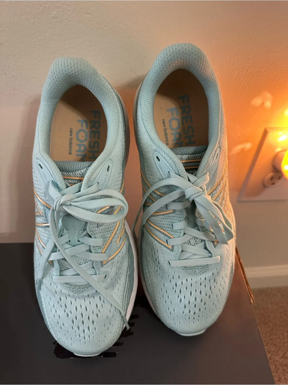 New Balance Fresh Foam, Women's Mint Green Running Sneakers, Size 9